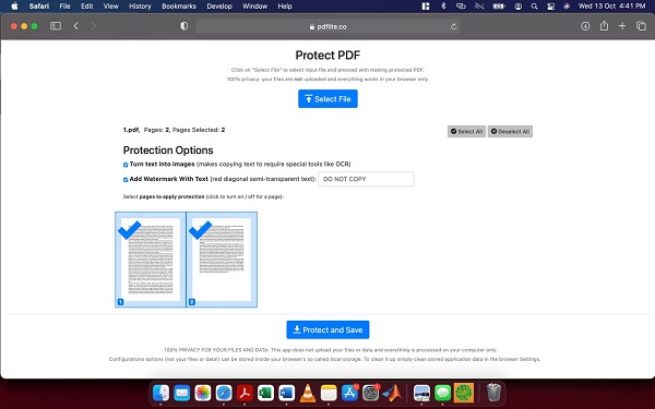 Protect PDF Free Online