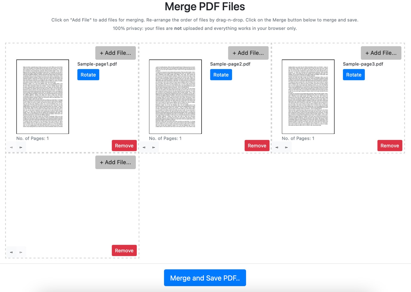 PDFLite.co Merge PDF